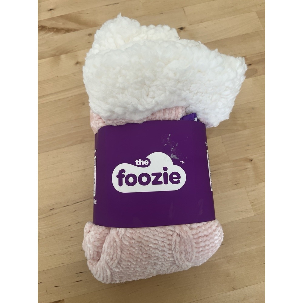 The Foozie Socks - 4.5 TOG 10x Warmer Than‎ Cotton Socks Light Pink White New
